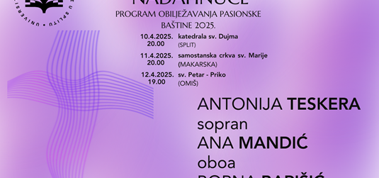 Tri vrhunske glazbenice u jedinstvenom koncertu pasionske baštine